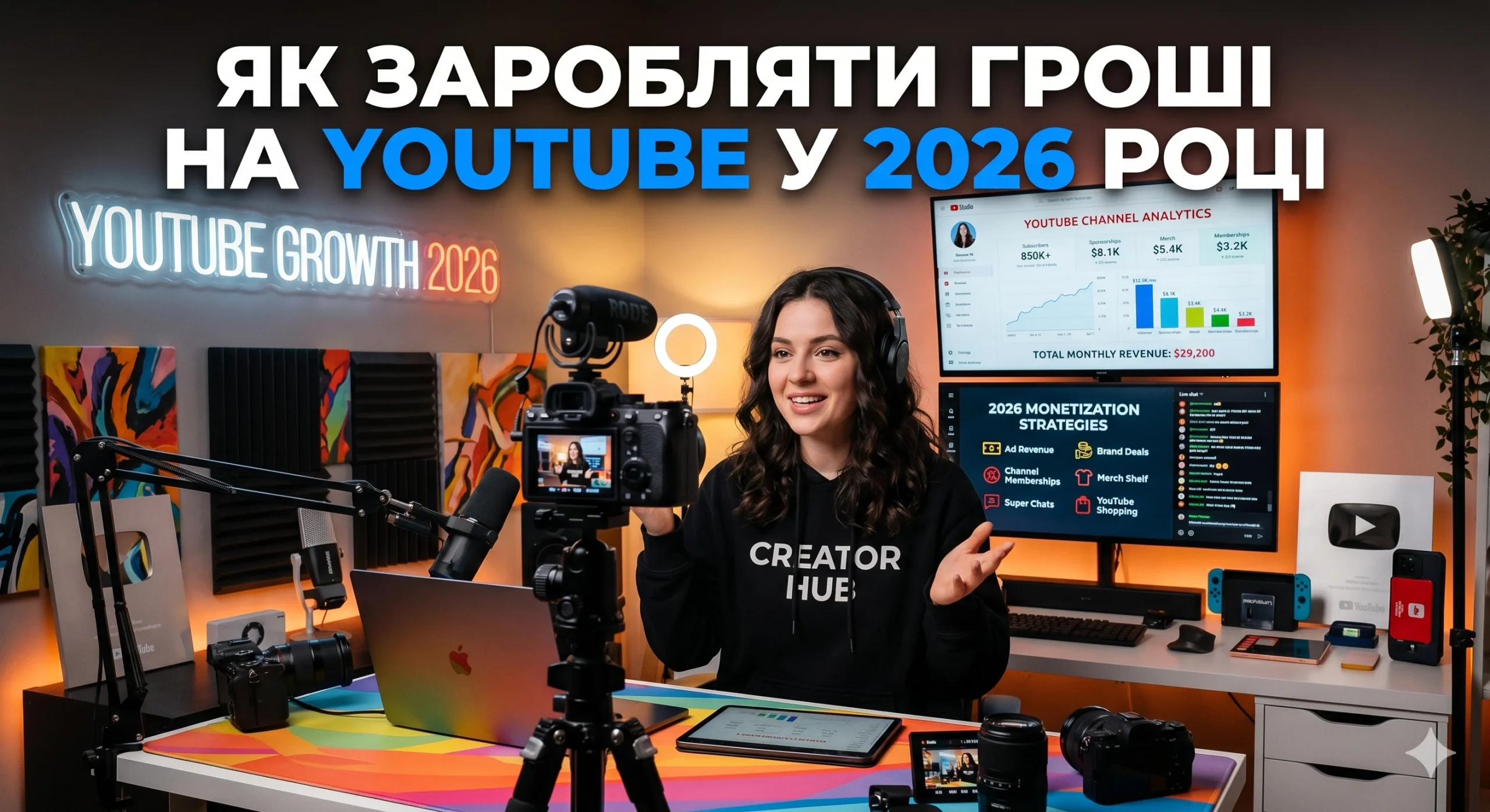 Як заробляти гроші на YouTube у 2026 році